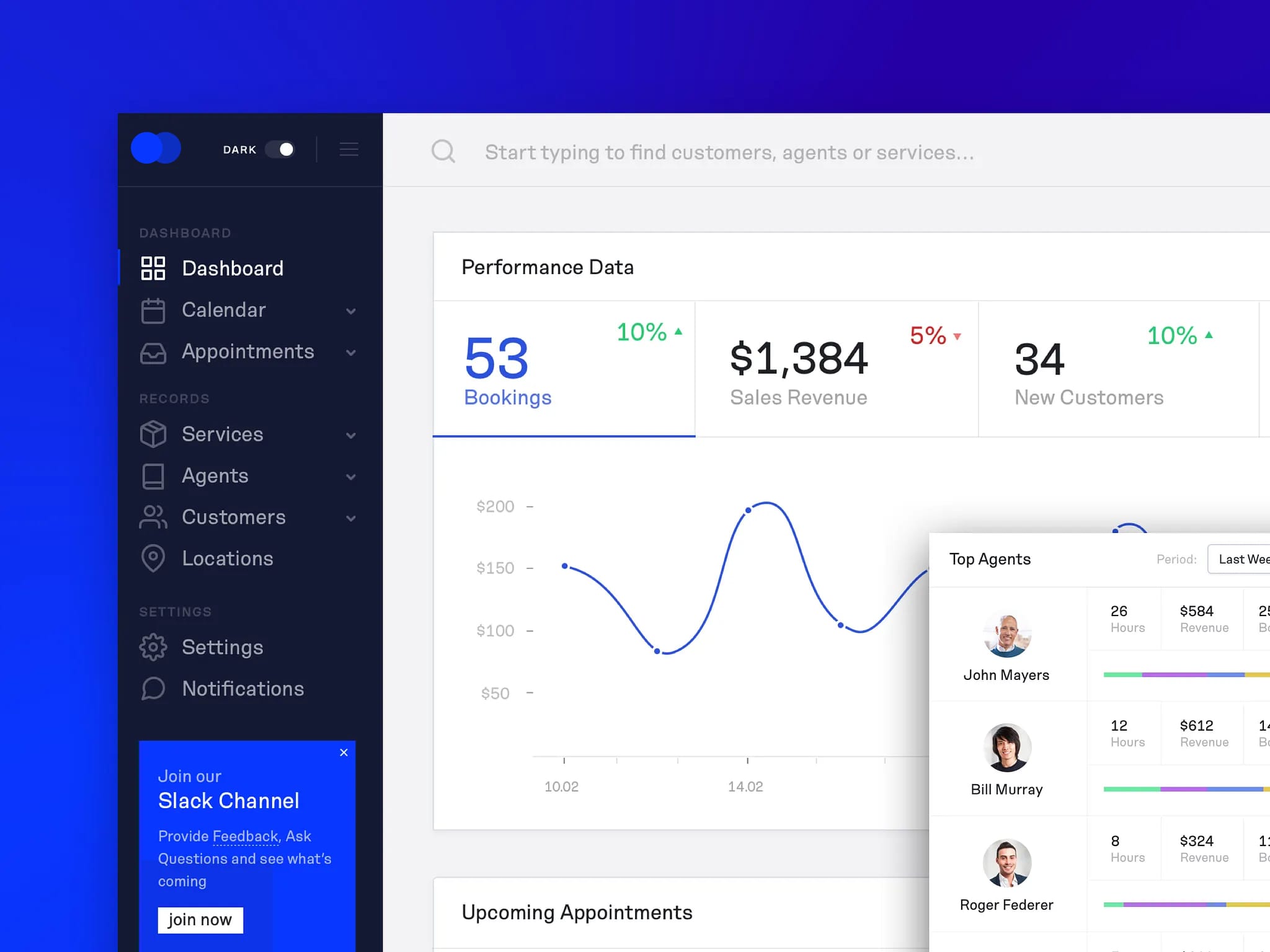latepoint admin dashboard