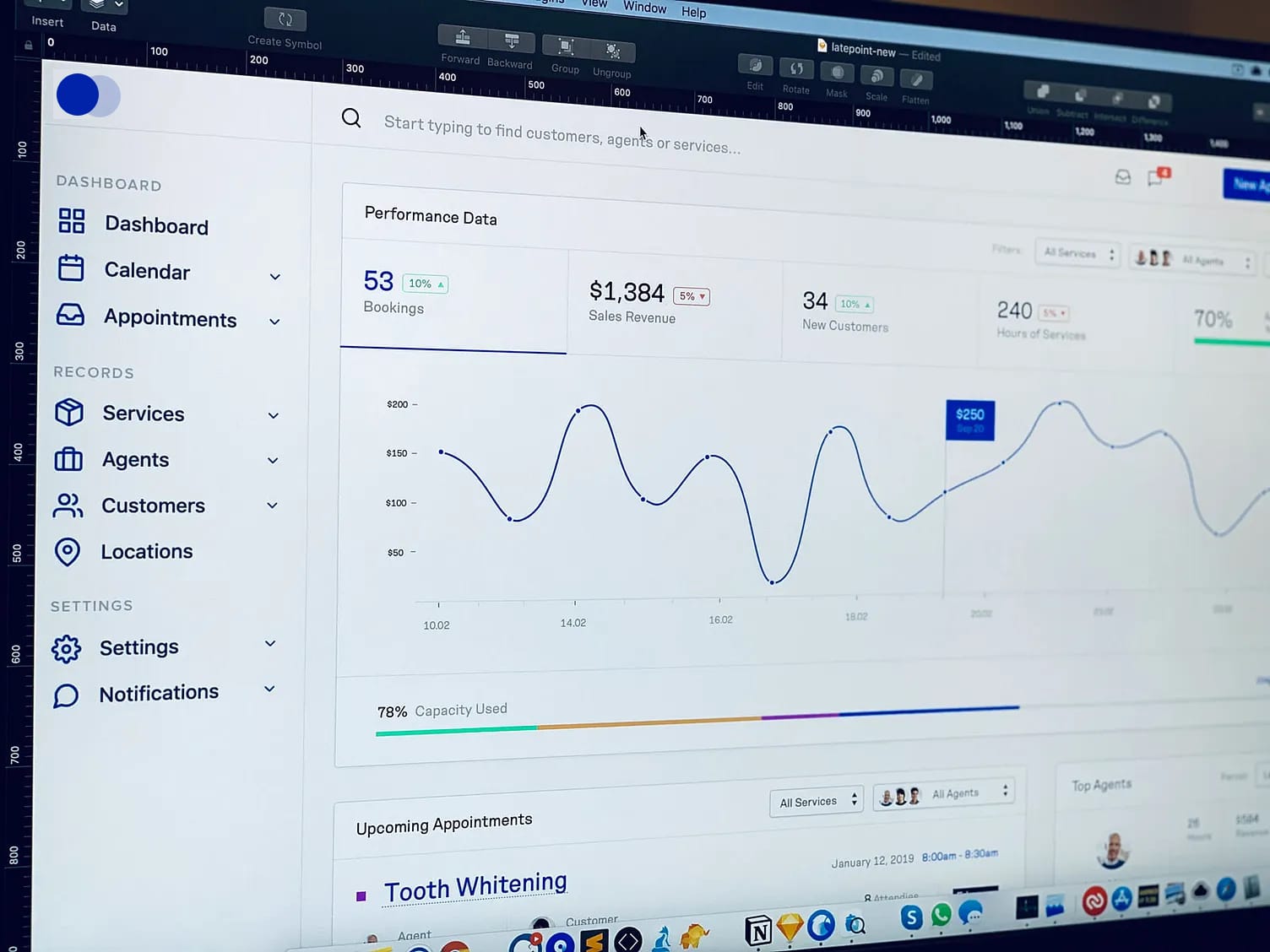 latepoint admin dashboard